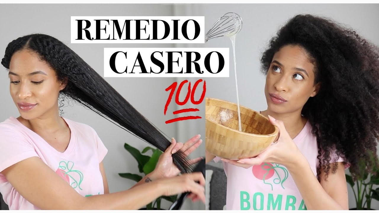 Remedio casero desenredar cabello rizado / fácilmente sin acondicionador FRIZZYDESI - YouTube