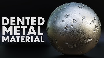Blender - Procedural Dented Metal shader (Blender 2.8)
