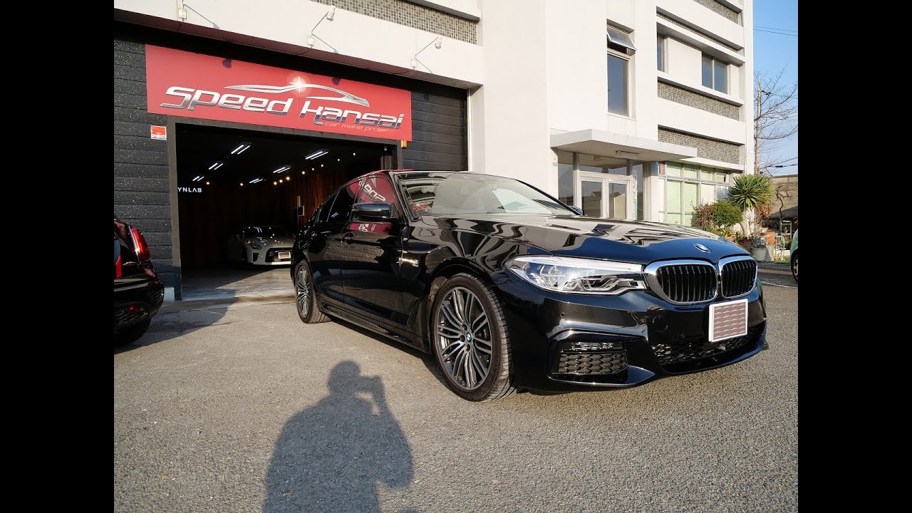 BMW 523d M-SPORT ブラックサファイアメタリック 登録～4年磨き