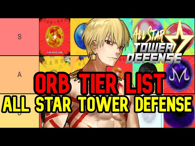 TIERLIST DE LOS MEJORES ORBES ALL STAR TOWER DEFENSE #roblox 