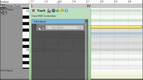RapidComposer - How to make a pitch bend