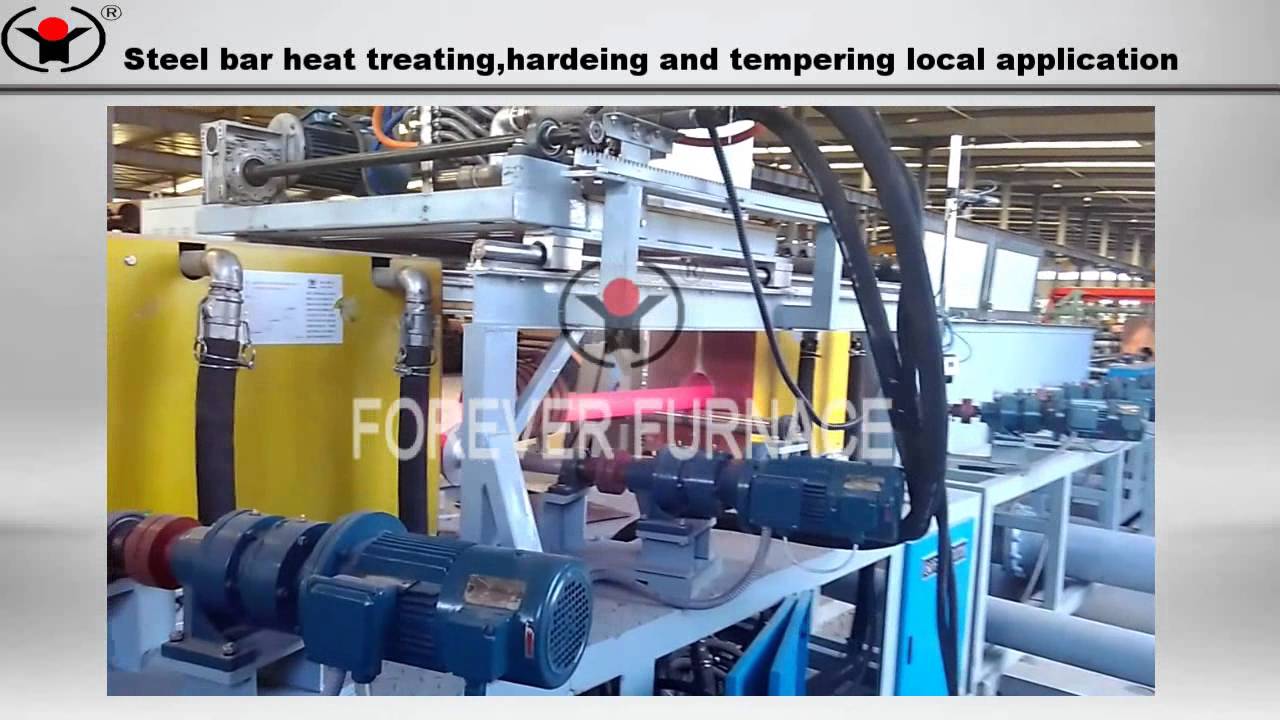 Steel bar heat treating,hardeing and tempering equipment YouTube