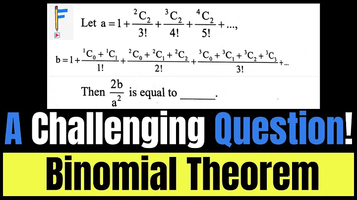 JEE Mains 2024: A Challenging Binomial Question | Expansion Series | e^x | JEE PYQs | JEE 2025