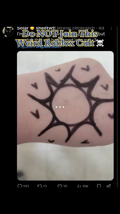 Do NOT Join This Weird Roblox Cult ☠️ #disturbing