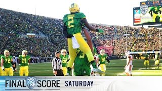 Highlights: No. 17 Oregon football outlasts Oregon State in 119th Civil War