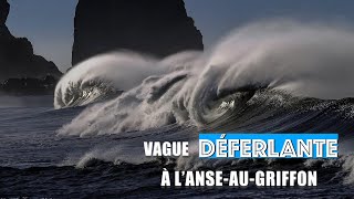 Vague déferlante à L'Anse-au-Griffon