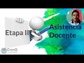 Etapa de Asistencia Docente