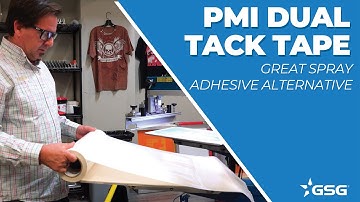 A GREAT Screen Printing Spray Adhesive Alternative | PMI Dual Tack Pallet Tape