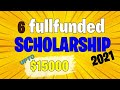 6 Fully-Funded scholarships 2021| Government Scholarships for international students.