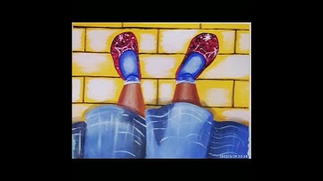 Acrylic painting " follow the yellow brick road"🤓