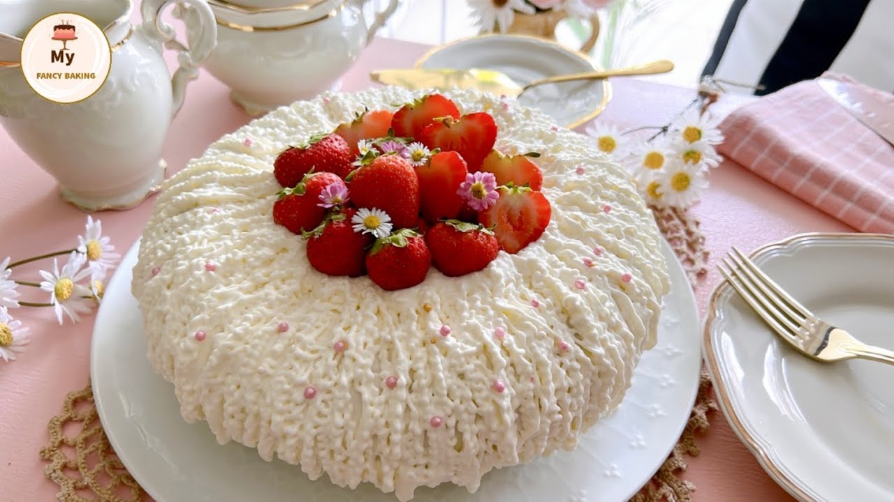 Yogurt Sponge Cake with Cream Cheese Frosting The Best Cake Recipe YouTube