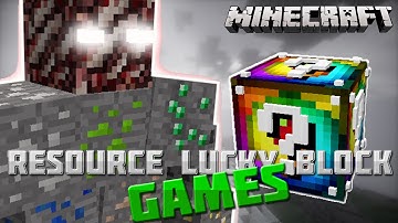 Minecraft: ORE BOSS RESOURCE GAMES - Lucky Block Mod - Modded MiniGame | Girlcatlove1524