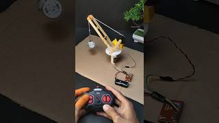 Mini Crane With Dc Motor - Simple Diy Project