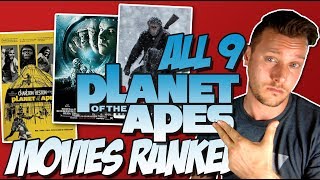 All 9 Planet of the Apes Movies Ranked From Worst to Best (w/ War for the Planet of the Apes)