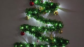 Christmas decoration, no pins, no nails, DIY wall Christmas tree 🎄