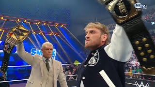 Logan Paul confronta a Cody Rhodes  WWE SmackDown 10 de Mayo 2024 Español