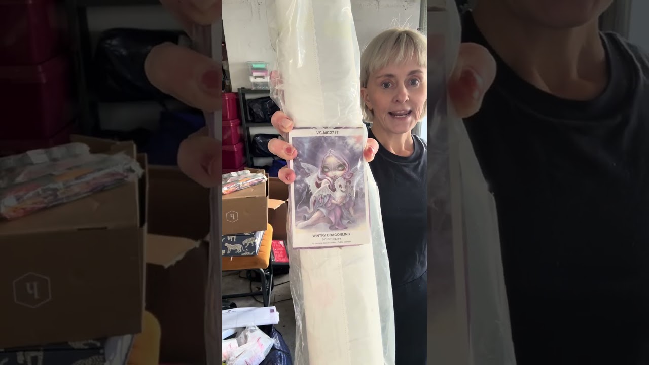 Пятая коробка алмазной живописи от Софи! Спасибо, Софи!