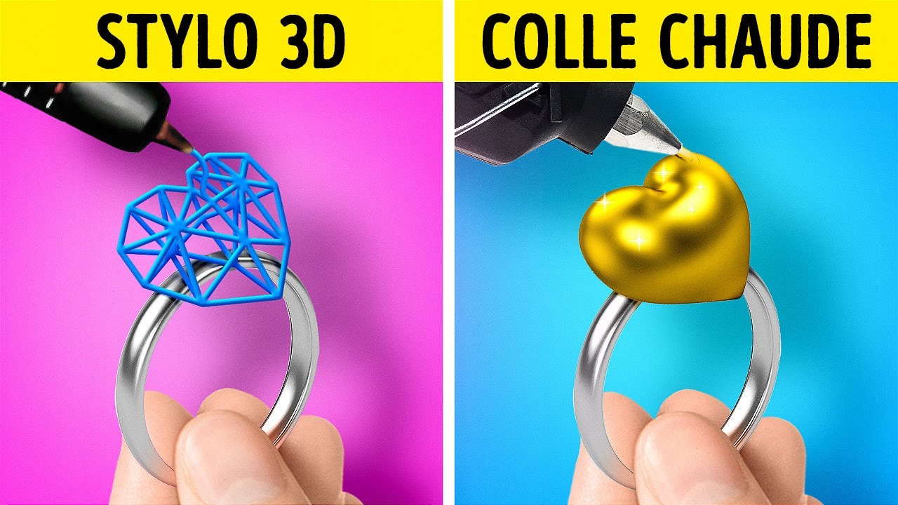 STYLO 3D VS COLLE CHAUDE ! INCROYABLES CRÉATIONS POUR TOUTES LES