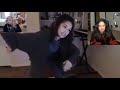 Valkyrae reacts to her roomies reacting to her legendary throwback clip