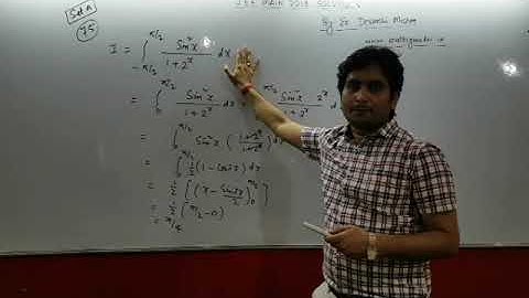Maths jee mains 2018 solution que75