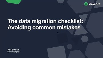 Data migration: Checklist for avoiding common mistakes
