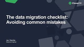 The data migration checklist: How to avoid common mistakes
