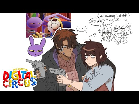 Human TADC | Pomni x Jax | The Amazing Digital Circus Comic Dub #tadc 
