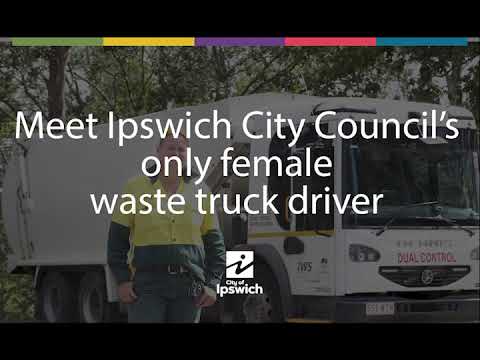 Ipswich City Council Waste Truck driver Belinda Janson