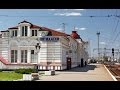 Вид с кабины поезда ж/д ст.Пятихатки-пасс.Railway station "Pyatikhatki-pass."