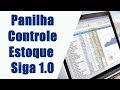 Planilha controle estoque Siga 1.0