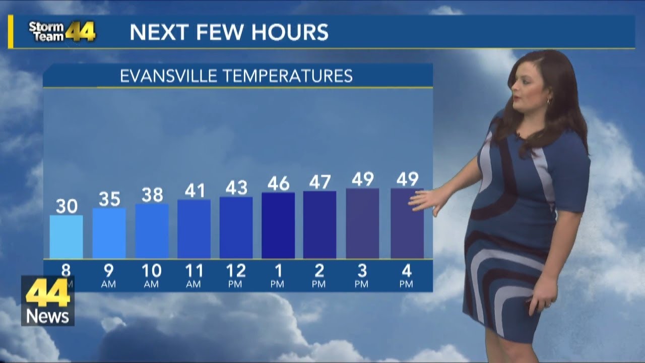 Cold and sunny Thursday; overnight rain chances - YouTube
