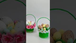 DIY Easter basket | How to make a basket from a paper cup | Easter crafts