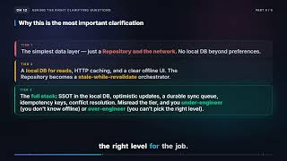 Online/offline tiers and other clarifications | Mobile System Design (12.4)