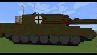Minecraft Leopard 2 Tank + TNT Cannon + Download(English: For my first really big built object thats not bad right? TNT cannon is installed. ;D German: Für meinen ersten wirklich groß gebauten Gegenstand ist das ..., 2012-08-21T00:34:46.000Z)