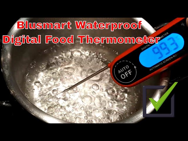 MEASUREMAN Digital Meat Thermometer Instant Read Waterproof Food