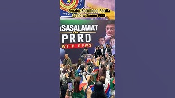 Senator ROBİNHOOD PADILLA welcome PRRD @HK Pasasalamat kay PRRD with Ofw’s #prrd #robinpadilla