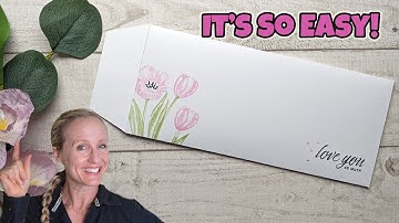 DIY Quick Slimline Envelope | Part 2 of 2 (Watch Part 1 to Make Slimline Card)