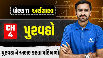 Std 11 Economics Ch-4 પુરવઠો📘 | પુરવઠાને અસર કરતાં પરિબળો Explained in Gujarati