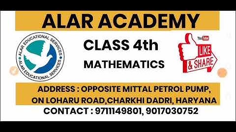 ALAR ACADEMY|CLASS 4|MATHEMATICS|CHAPTER 7|FRACTION| EXERCISE 2| PART 3