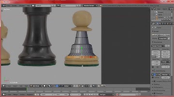 3D Chess Pawn Tutorial using Blender 3D