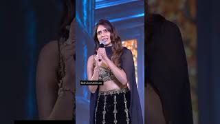 ✨Malavika Mohanan raising the temperature at 'The Raja Saab' Glimpse Launch Event! 🔥#MalavikaMohanan