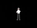 3D Cartoon Physicist Character Turntable | Serious Scientist Reviewing Clipboard