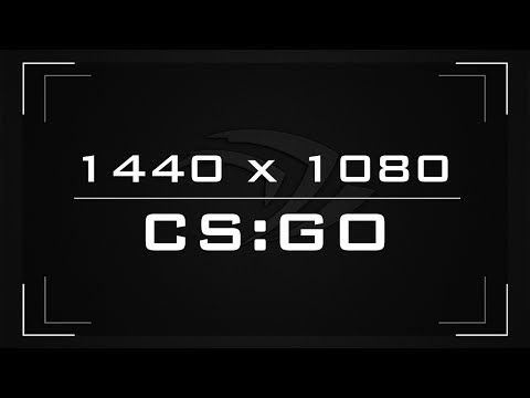 Cs Go Create Custom Resolution 1440x1080 Youtube