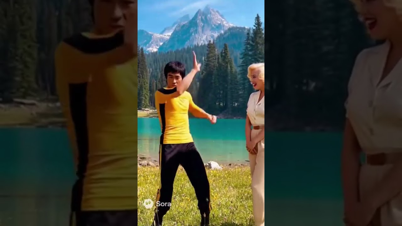 Брюс Ли и Мэрилин Монро