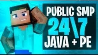 Minecraft SMP LIVE 🔴 | PUBLIC SMP 24/7 | JAVA + BEDROCK