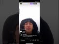 Vinnie hacker Instagram live | 4/11/21