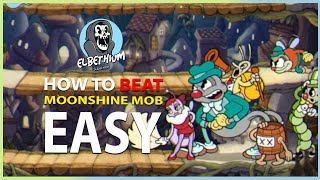 Cuphead - How To EASY Beat BOOTLEGGER BOOGIE GUIDE DLC Boss Moonshine Mob Anteater