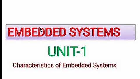 ES-Unit1-L3-characteristics , Difference between general purpose system and Embedded system