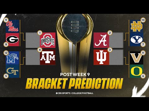 College Football Playoff Projections AFTER WEEK 9: 5 SEC teams get in, Miami OUT