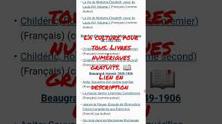 livres numériques gratuits